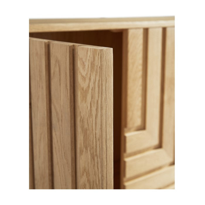 Array Solid White Oak Sideboard - Natural