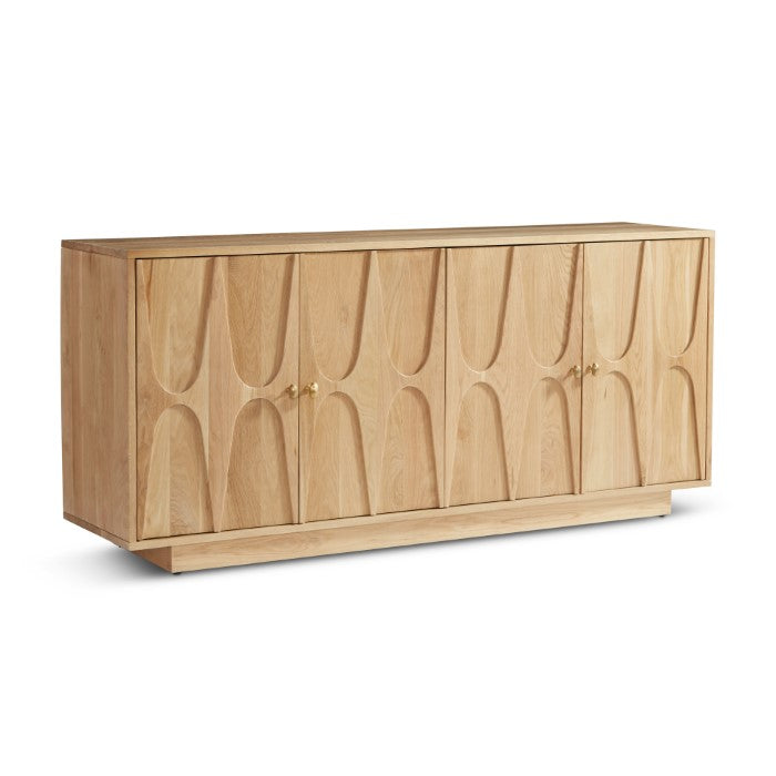 Roma Solid Oak Sideboard - Natural