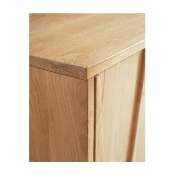 Roma Solid Oak Sideboard - Natural