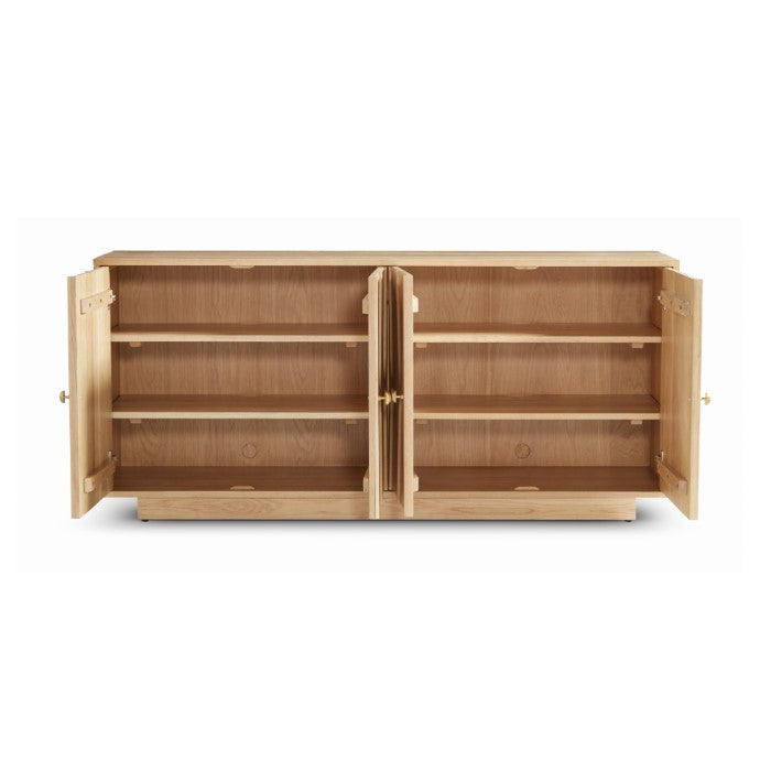 Roma Solid Oak Sideboard - Natural