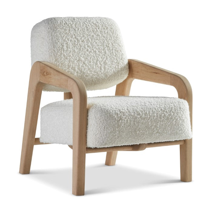 Calder Upholstered Oak Accent Chair