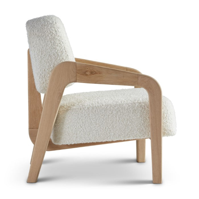 Calder Upholstered Oak Accent Chair