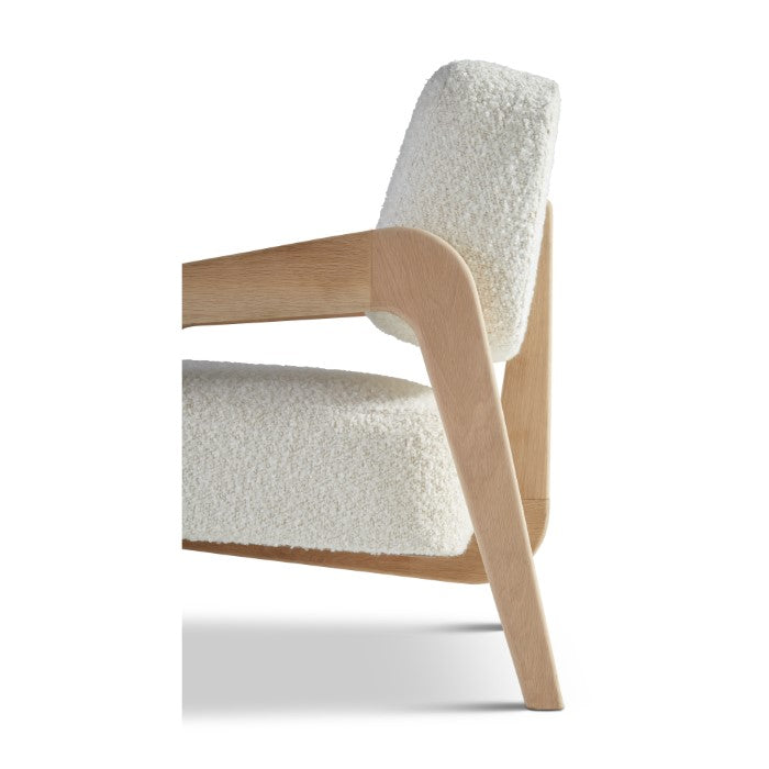 Calder Upholstered Oak Accent Chair