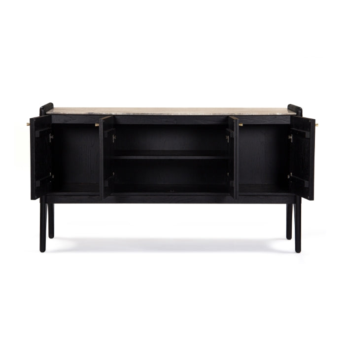 Luna Oak Marble Sideboard