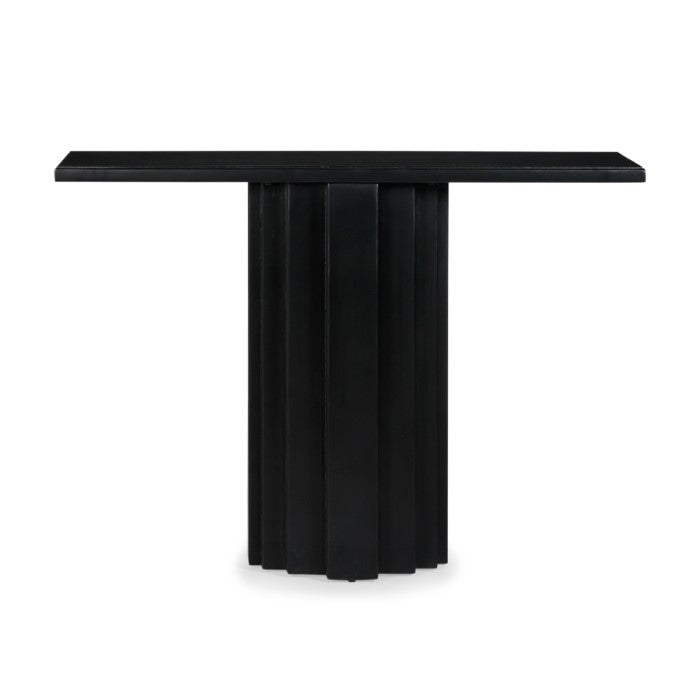 Range Solid Wood Console - Charcoal