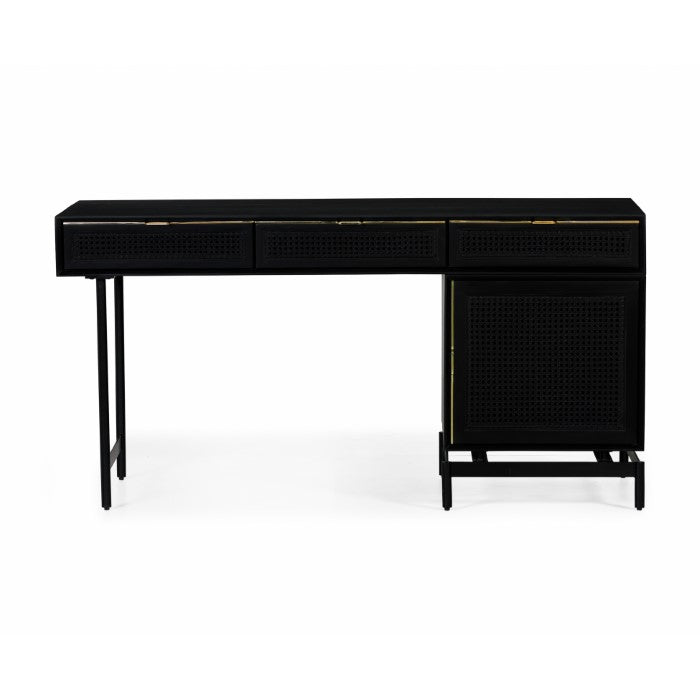 Louisiana Executive Luxe Desk - Charcoal