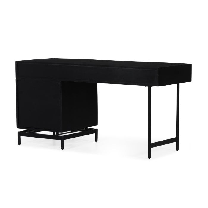 Louisiana Executive Luxe Desk - Charcoal