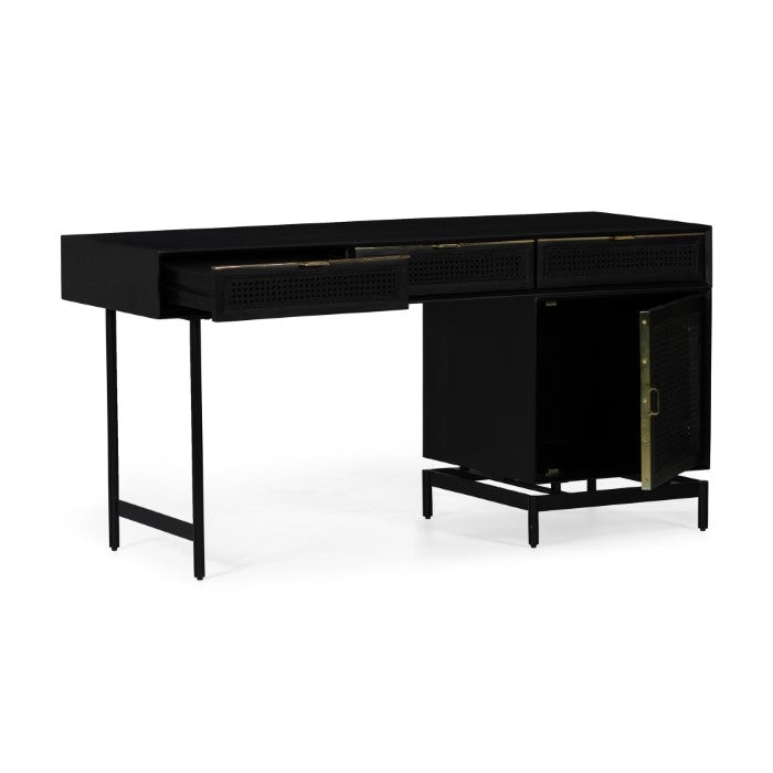 Louisiana Executive Luxe Desk - Charcoal