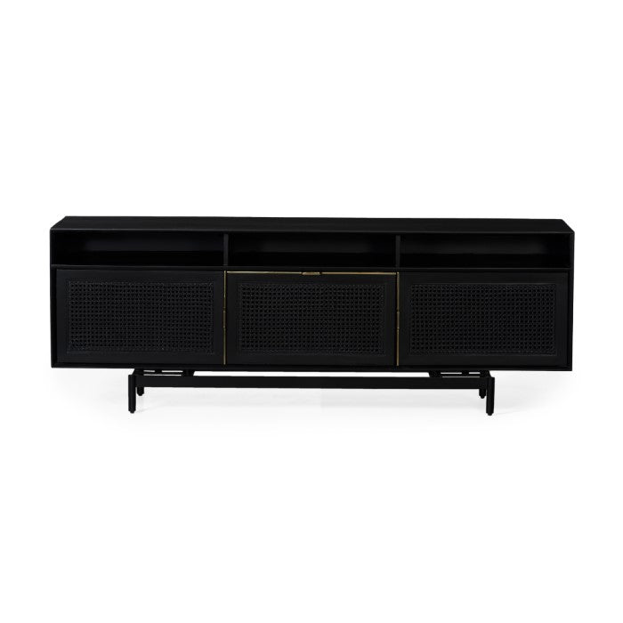 Louisiana Luxe Media Console - Charcoal