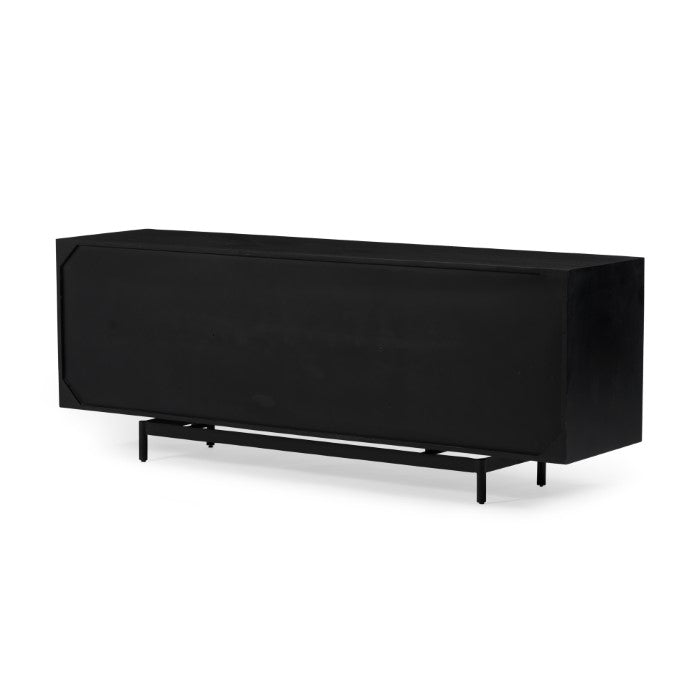 Louisiana Luxe Media Console - Charcoal