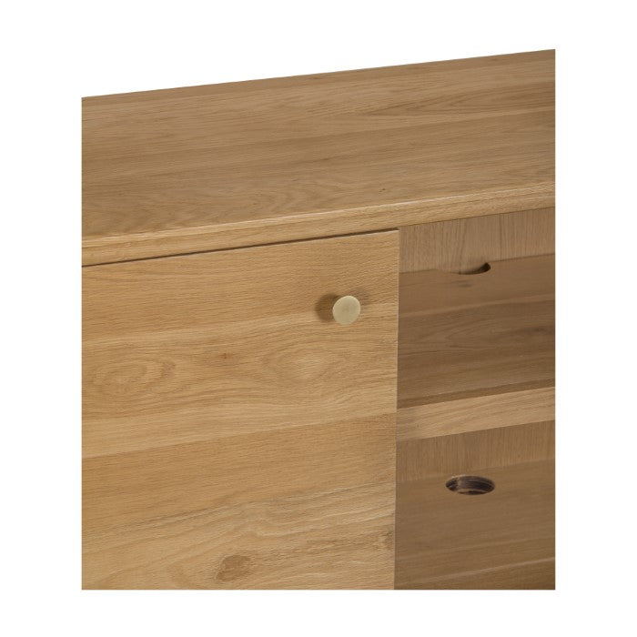 Daniel Solid Oak Media Stand - Natural