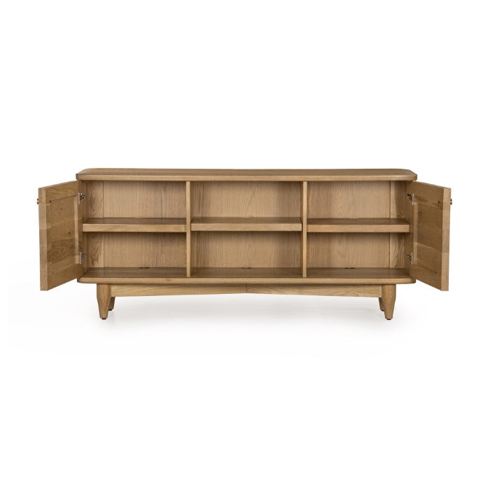 Daniel Solid Oak Media Stand - Natural