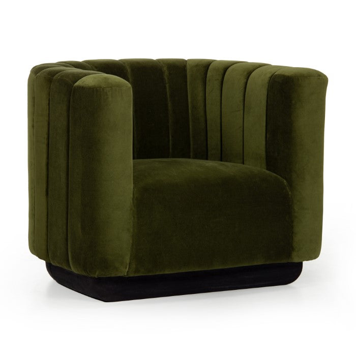 Puffin Upholstered Velvet Accent Chair