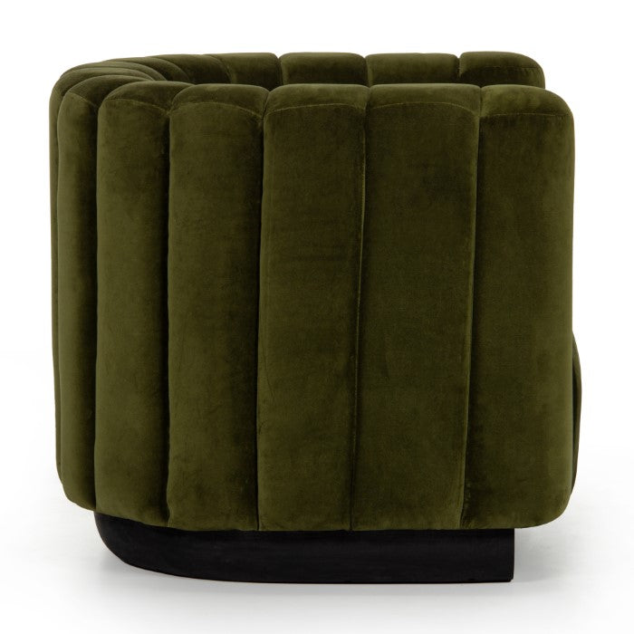 Puffin Upholstered Velvet Accent Chair