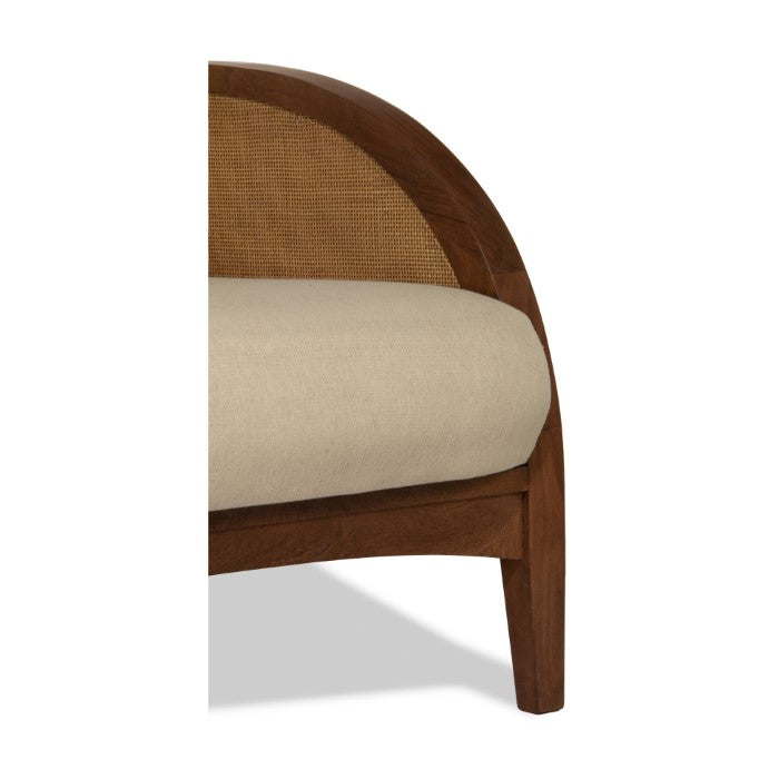 Francisco Cane Solid Wood Lounge