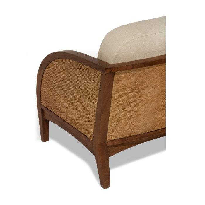 Francisco Cane Solid Wood Lounge