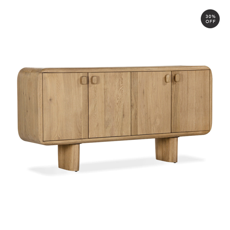 Laurel Solid Oak Sideboard