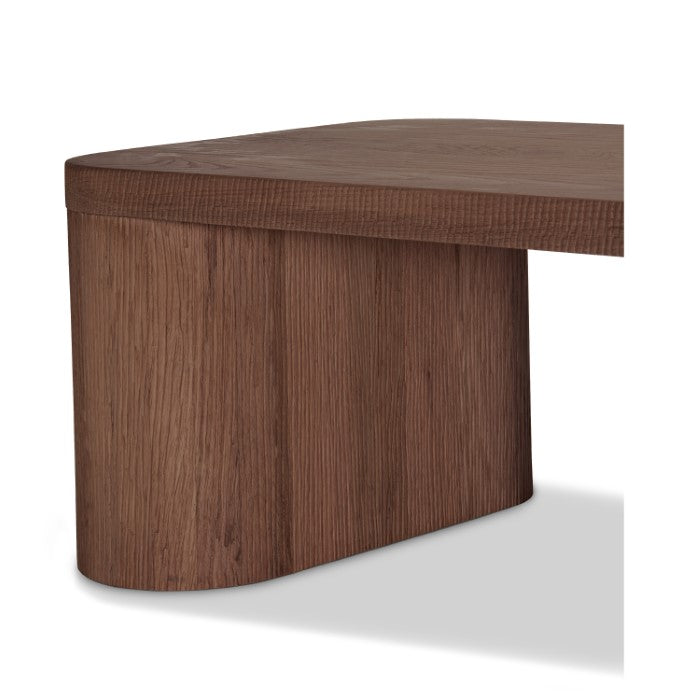 Mono Solid Oak Coffee Table - Brown