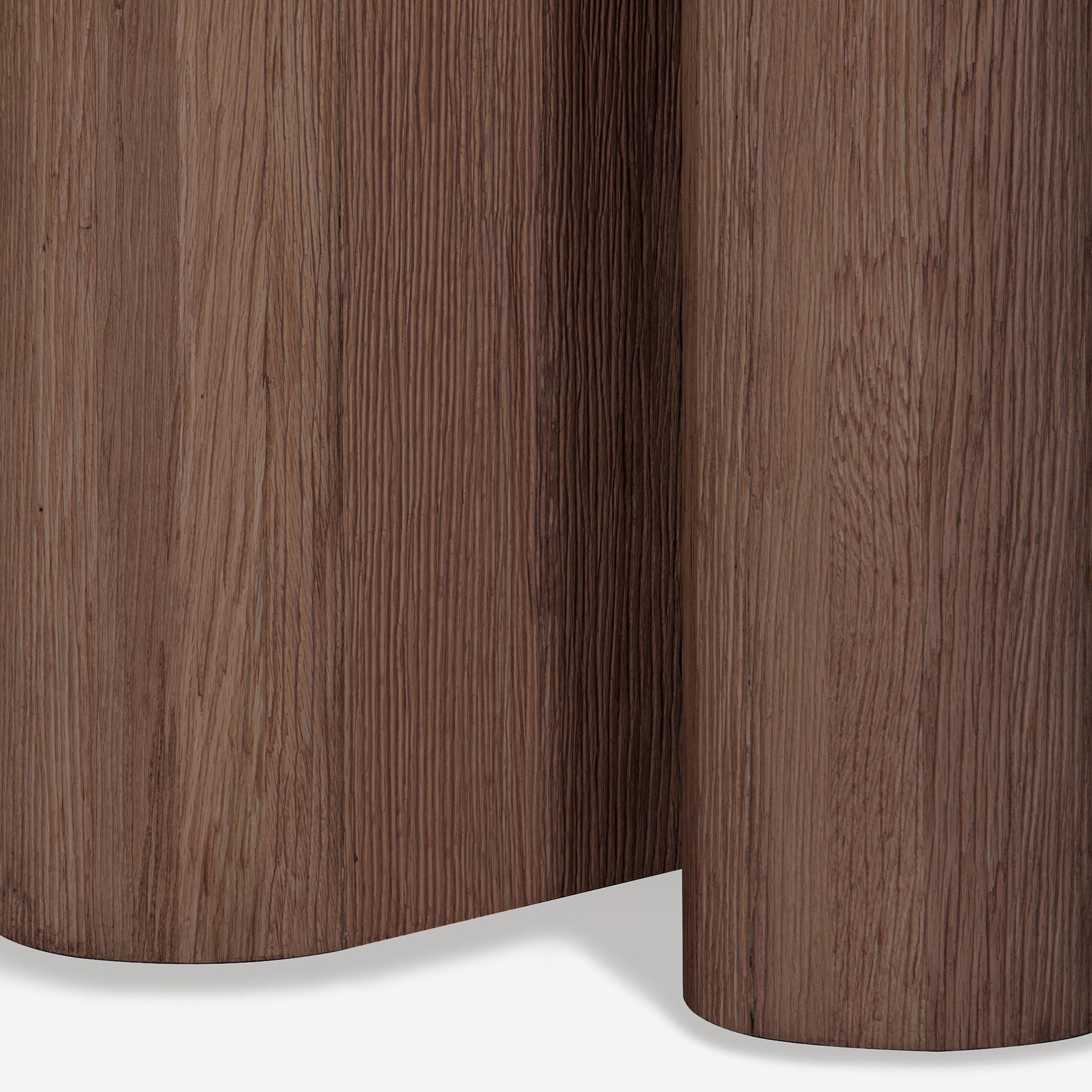 Mono Solid Oak Side Table - Brown