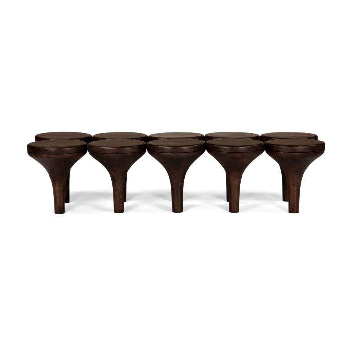 Racine Solid Wood Coffee Table - Porto Dark