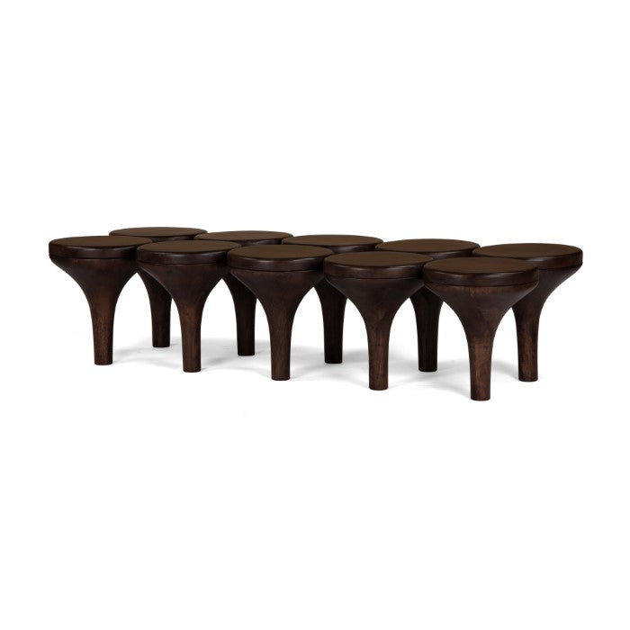 Racine Solid Wood Coffee Table - Porto Dark