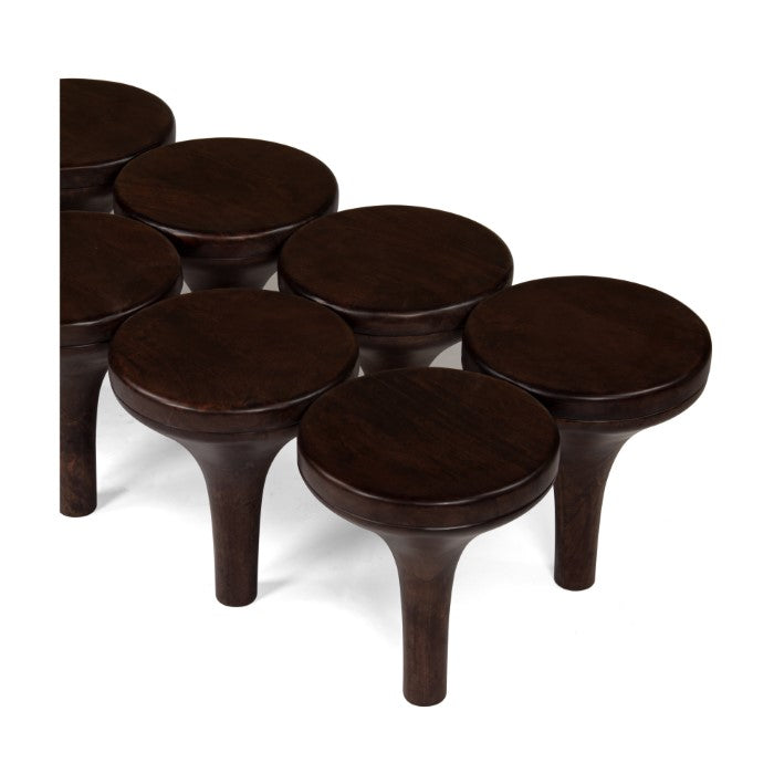 Racine Solid Wood Coffee Table - Porto Dark