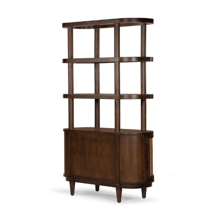 Canggu Cane Solid Wood Shelving