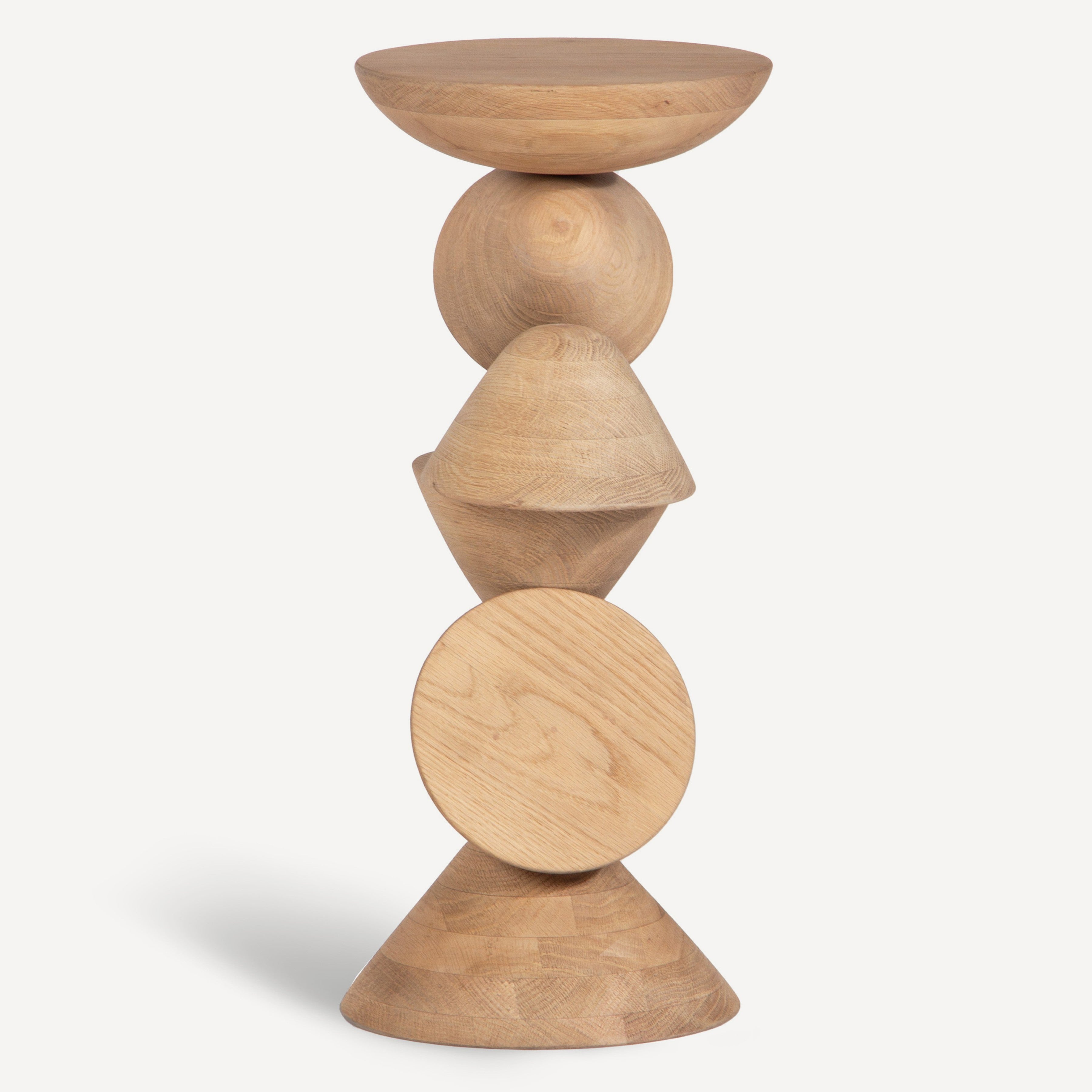 Mound Solid Oak Drink Table
