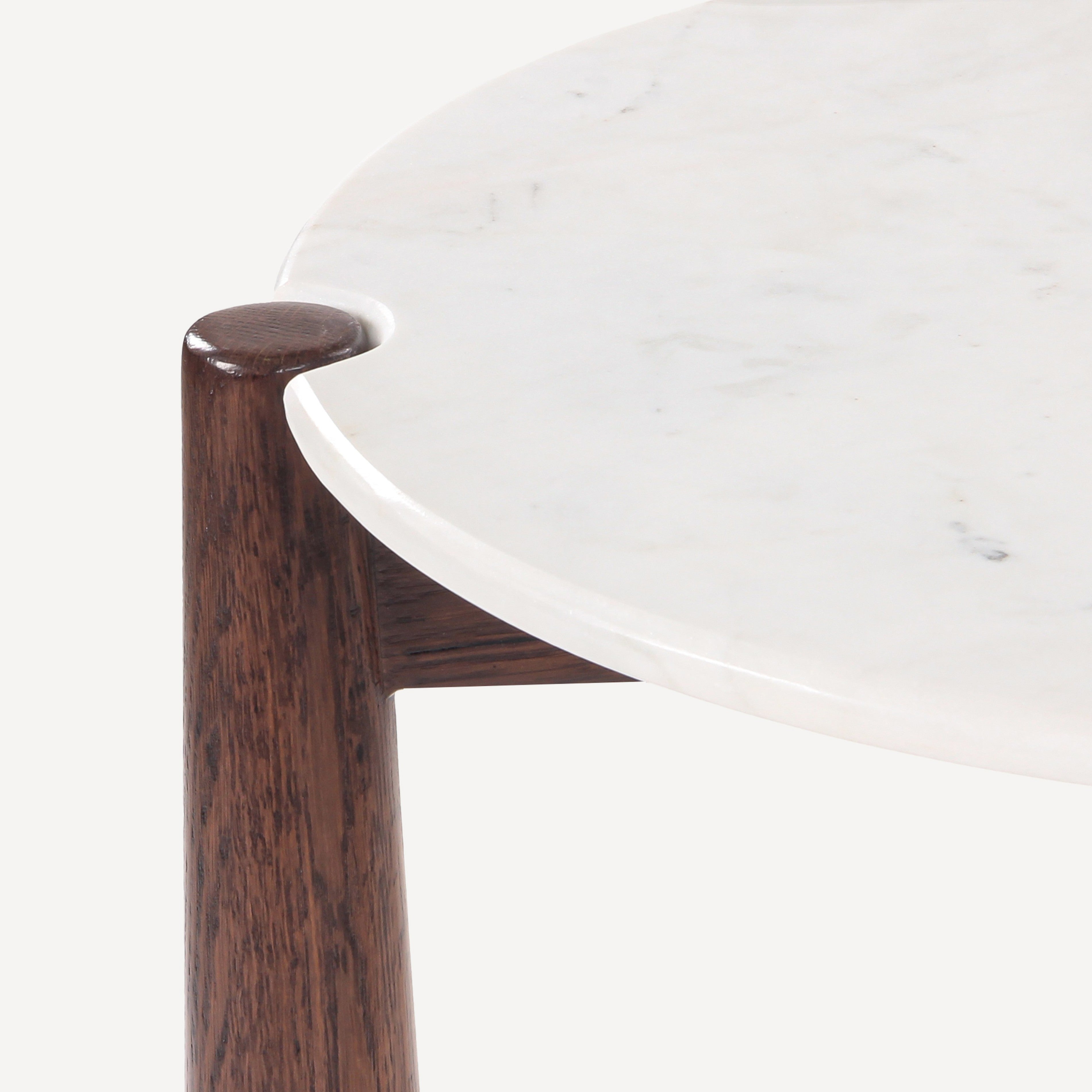 Carver Side Table-Morchana Brown