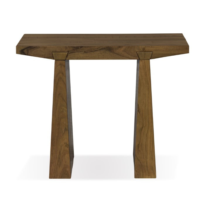 Keystone Reclaimed Wood Side Table - Rustic