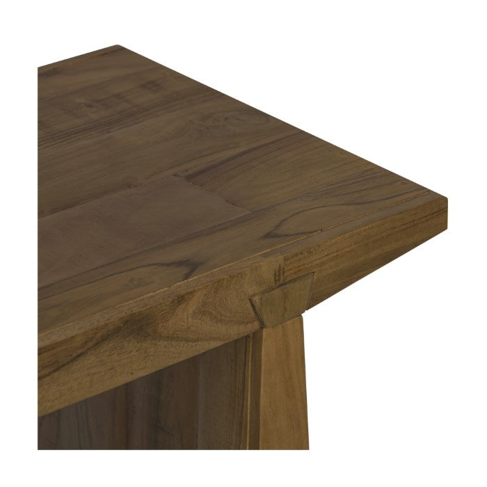 Keystone Reclaimed Wood Side Table - Rustic