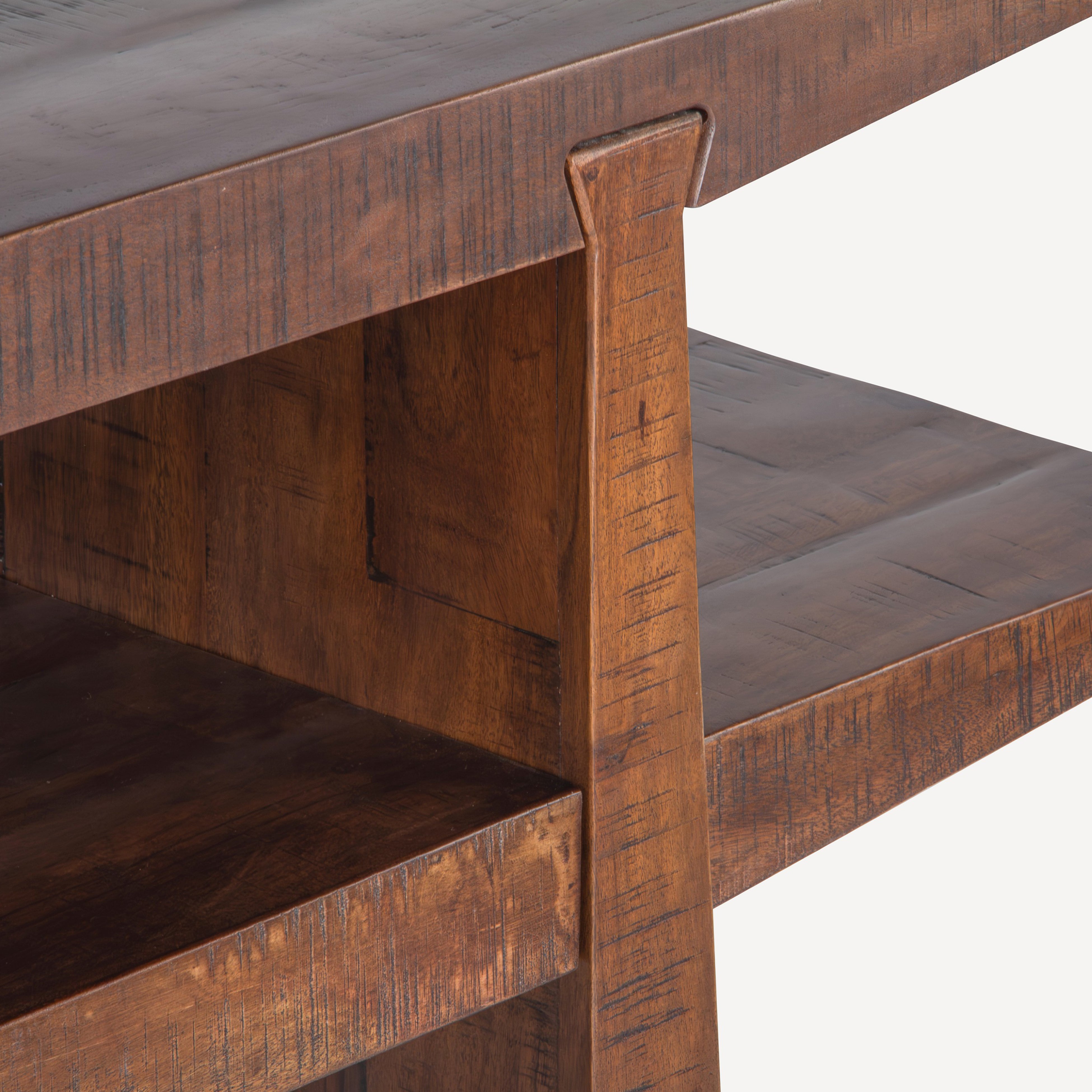 Keystone Reclaimed Wood Console - Rustic