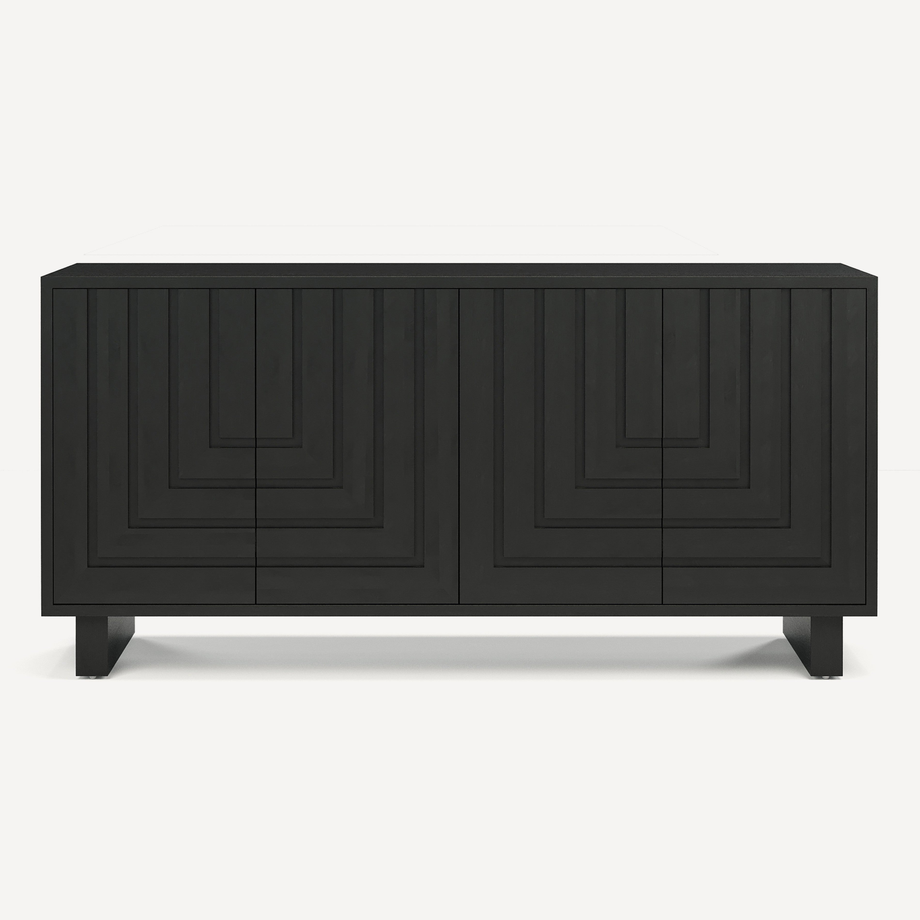 Array Solid White Oak Sideboard - Natural