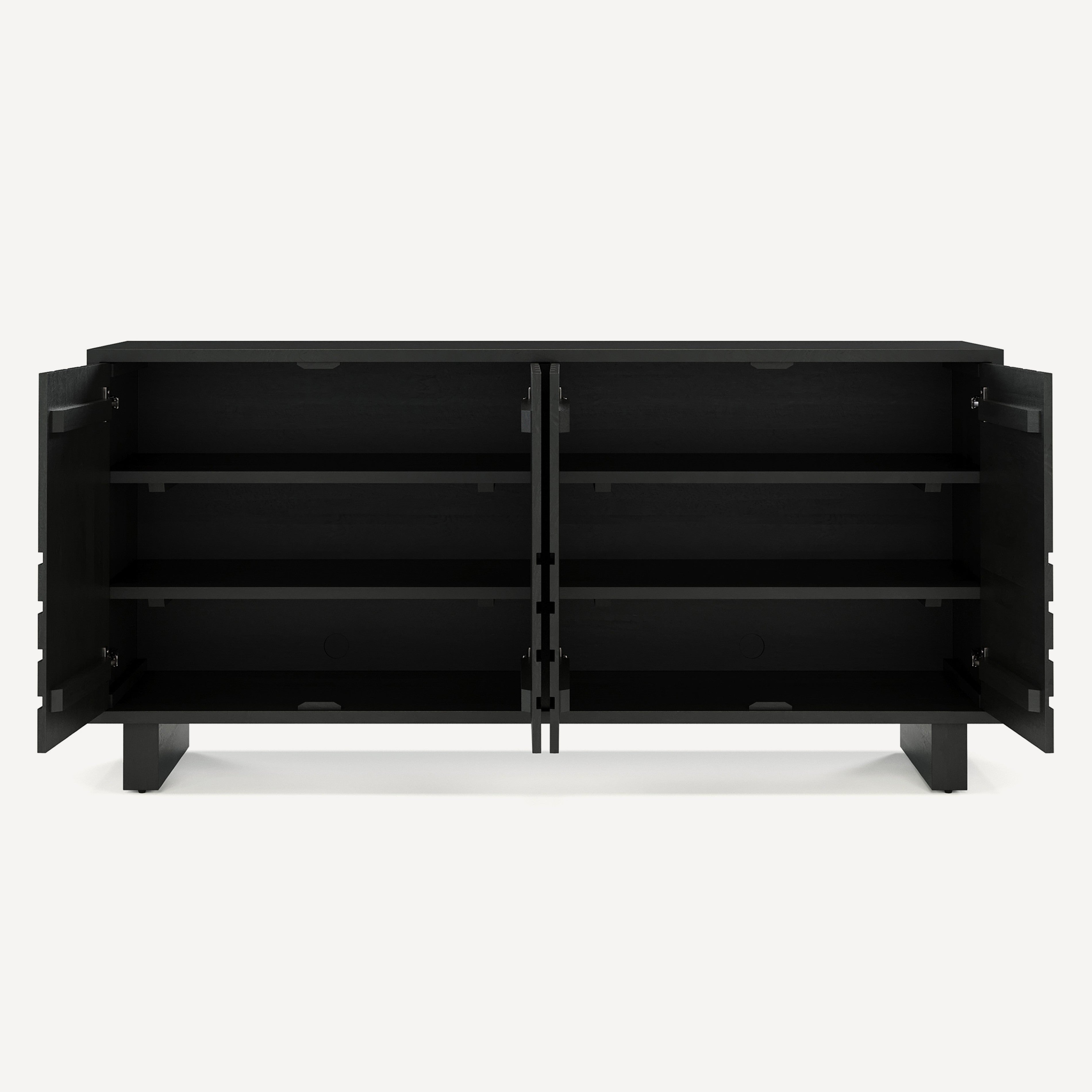 Array Solid White Oak Sideboard - Natural
