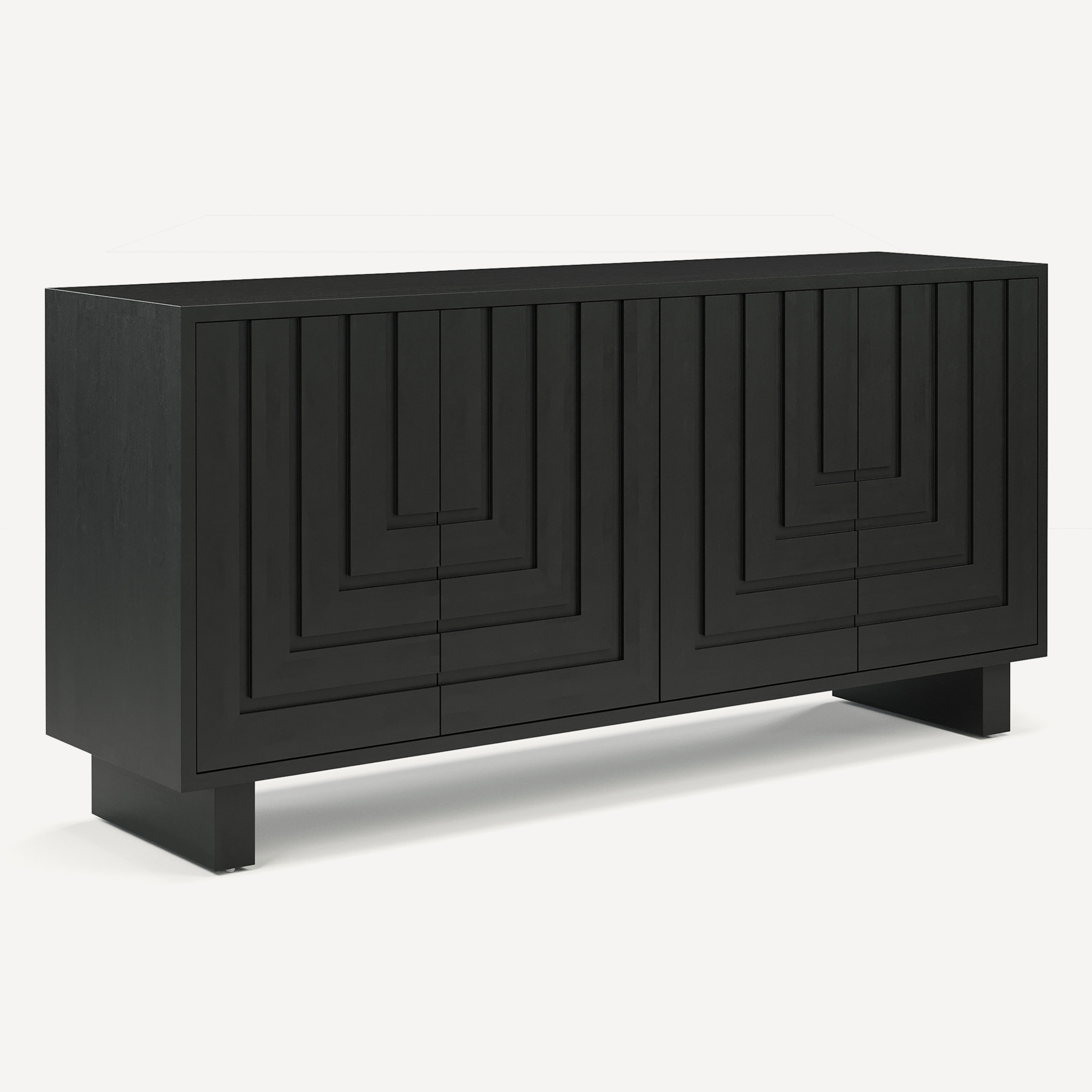 Array Solid White Oak Sideboard - Natural