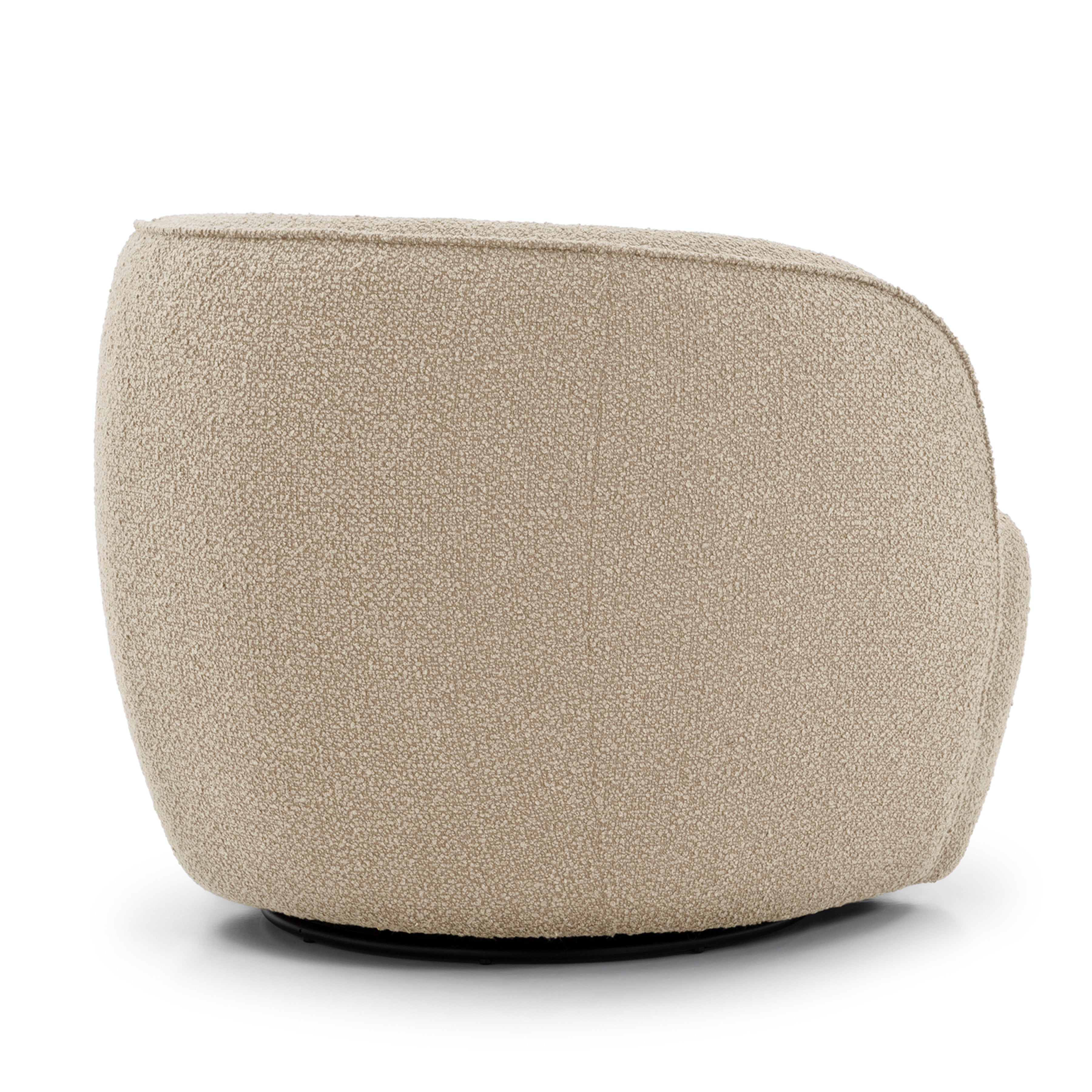 Domora Upholstered Swivel Chair-Performance