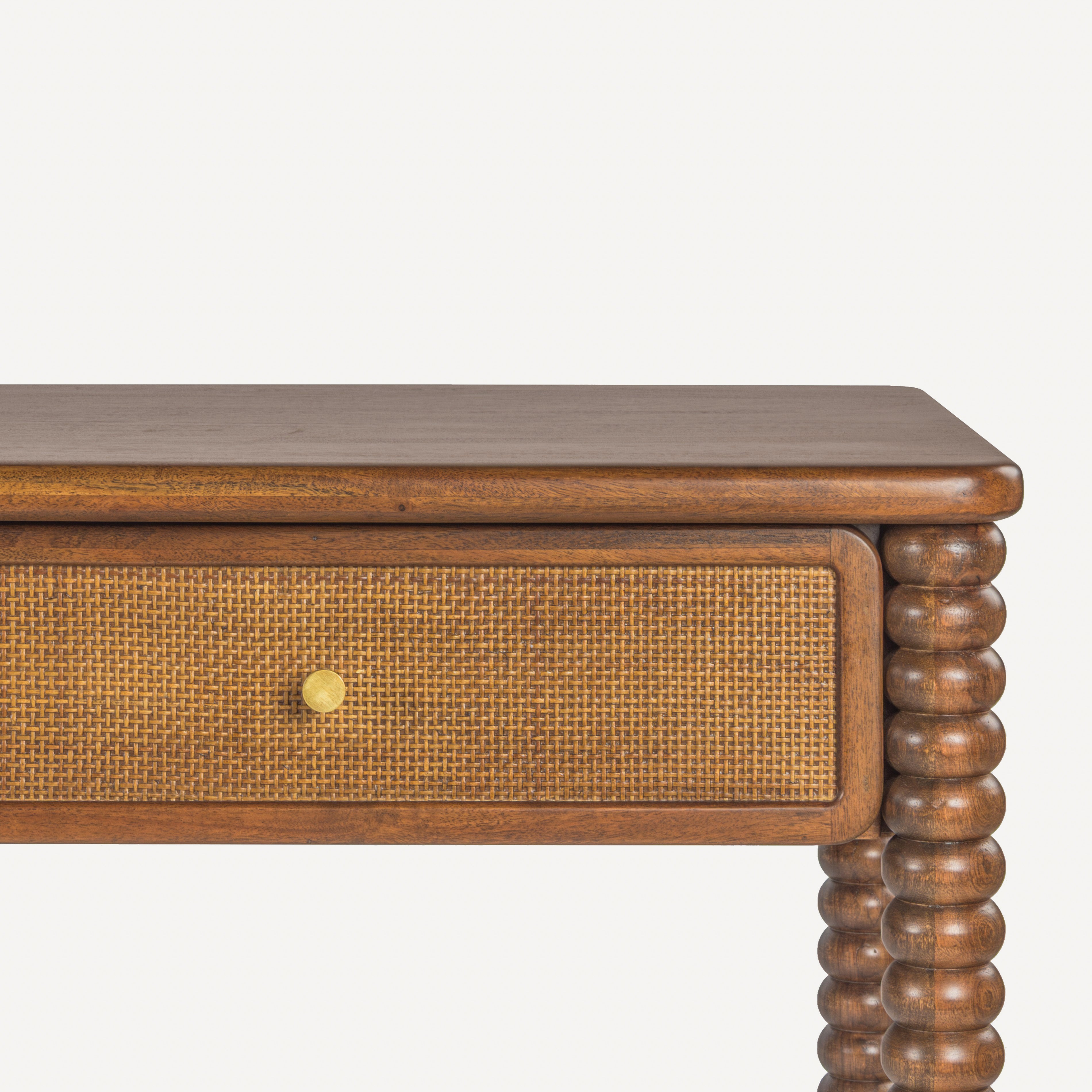 Twist Cane Solid Wood Desk