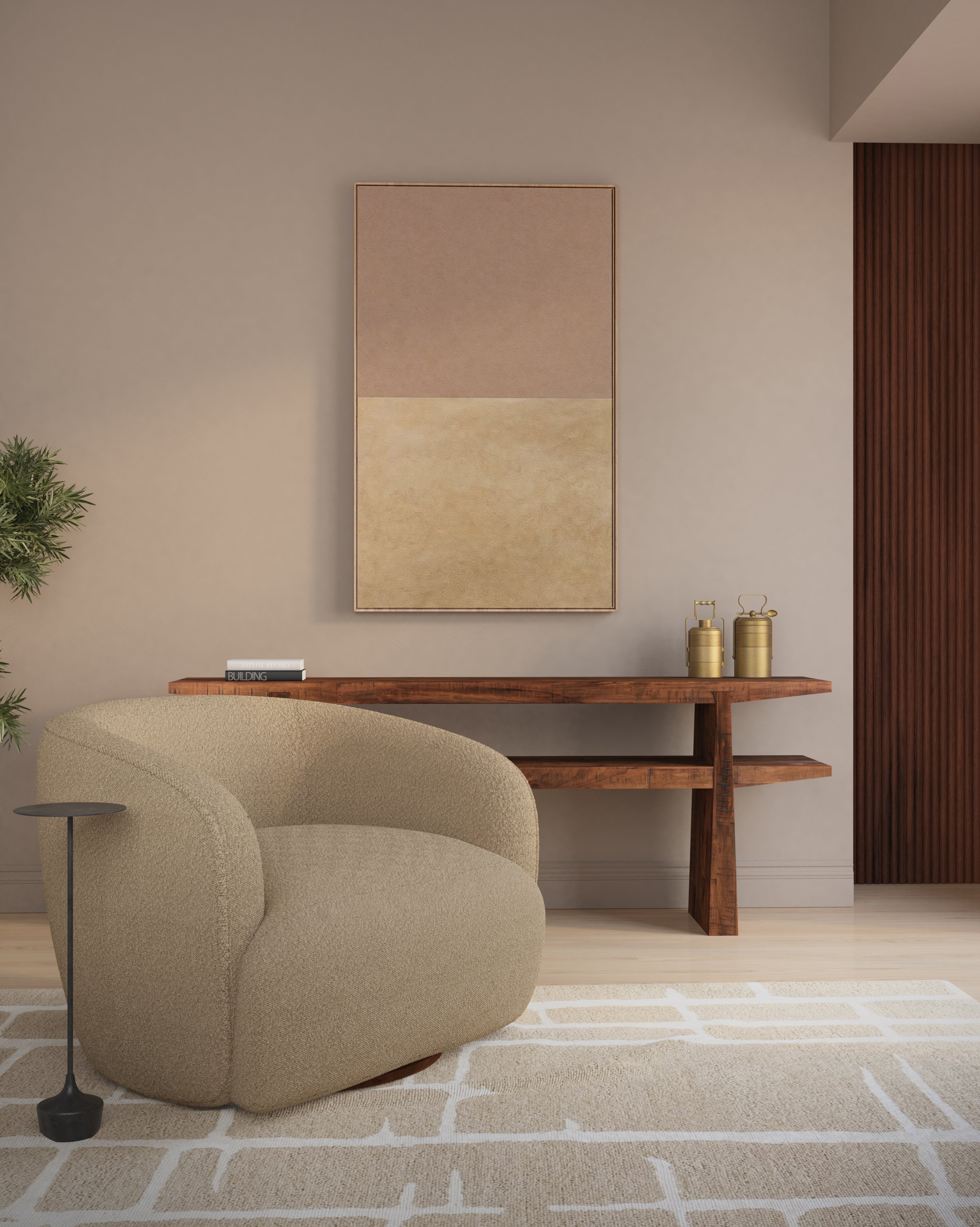 Domora Upholstered Swivel Chair-Performance